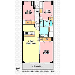 間取図画像 3LDK