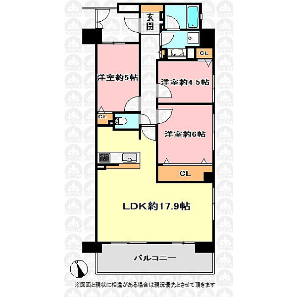間取りを拡大表示