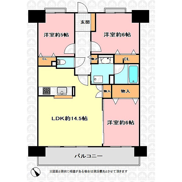 間取りを拡大表示
