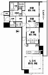 間取図画像 3LDK