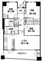 間取図画像 3LDK