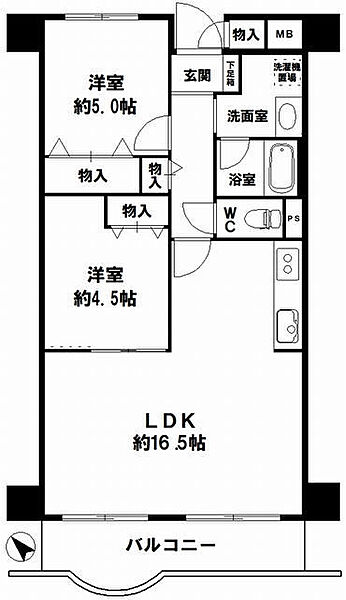 間取りを拡大表示