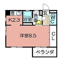 アクア清水 502 ｜ 福岡県北九州市小倉北区清水1丁目（賃貸マンション1K・5階・29.69㎡） その2