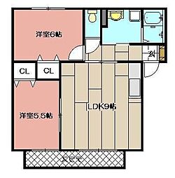 ロイヤルシティ本城 2階