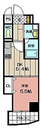 THESQUARE・clubResidence 1DKの間取図画像