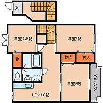 ヴィラサニーフラットＡ棟 205 ｜ 奈良県桜井市大字上之庄（賃貸アパート3LDK・2階・65.57㎡） その2