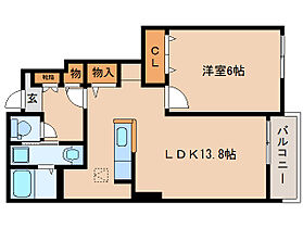 奈良県大和郡山市筒井町（賃貸アパート1LDK・1階・45.89㎡） その2