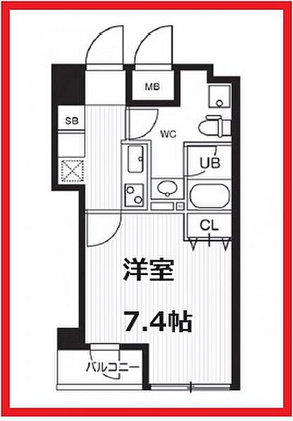 ブランセ森下 502｜東京都墨田区千歳3丁目(賃貸マンション1K・5階・25.11㎡)の写真 その2