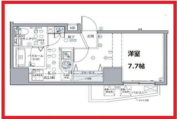 クレヴィスタ西巣鴨 ｜東京都北区滝野川2丁目(賃貸マンション1K・2階・27.00㎡)の写真 その2