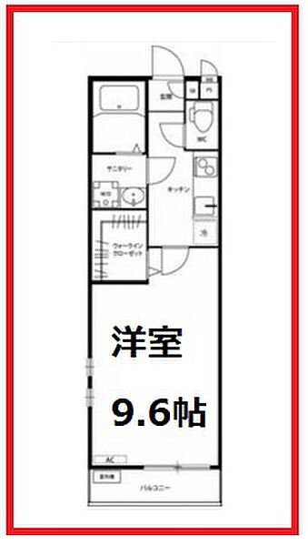 リブリ・色彩 ｜東京都足立区中央本町2丁目(賃貸アパート1K・2階・30.43㎡)の写真 その2