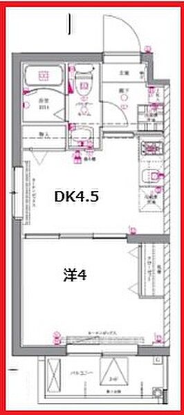 ユリカロゼＡＺ墨田イースト 101｜東京都墨田区東墨田2丁目(賃貸マンション1DK・1階・25.79㎡)の写真 その2