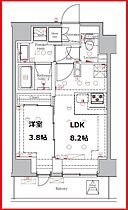 ディップス西日暮里  ｜ 東京都荒川区荒川5丁目（賃貸マンション1LDK・5階・32.15㎡） その2