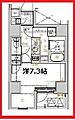 リルシア北千住4階10.4万円