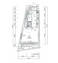 verona小竹向原 1Kの間取図画像