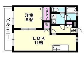 サクラス 203号室 ｜ 埼玉県本庄市栗崎115-1（賃貸アパート1LDK・2階・39.61㎡） その2