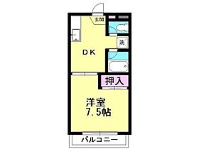 カームリィハイムＫ 202号室 ｜ 埼玉県本庄市見福2丁目7-1（賃貸アパート1DK・2階・21.45㎡） その2