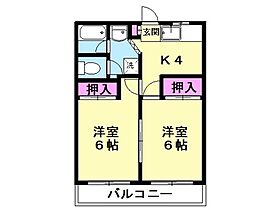 アーバンハイツ 202号室 ｜ 埼玉県児玉郡上里町神保原町935-1（賃貸アパート2K・2階・35.00㎡） その2