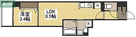 岡山県岡山市北区表町3丁目（賃貸マンション1LDK・6階・29.65㎡） その2