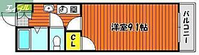 岡山県岡山市北区兵団（賃貸マンション1K・2階・25.38㎡） その2