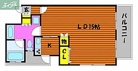 岡山県岡山市北区弓之町（賃貸マンション1K・7階・42.22㎡） その2