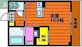 岡山県岡山市北区津島南1丁目（賃貸マンション1R・1階・30.02㎡） その2