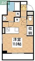 岡山県岡山市北区大供1丁目（賃貸マンション1R・3階・26.64㎡） その2