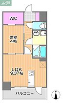 岡山県岡山市北区富田町2丁目（賃貸マンション1LDK・5階・36.72㎡） その2