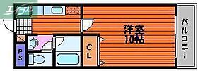 岡山県岡山市北区奥田西町（賃貸マンション1K・3階・30.22㎡） その2