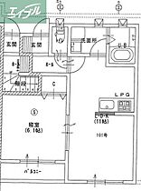 岡山県岡山市中区原尾島4丁目（賃貸アパート1LDK・1階・38.71㎡） その2