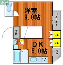 岡山県岡山市北区広瀬町（賃貸アパート1DK・4階・30.20㎡） その2