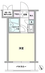 クリオ阪東橋壱番館 1Kの間取図画像