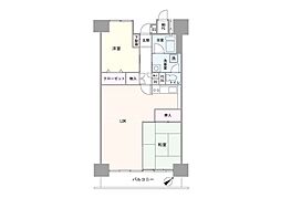 ヴェルドミール磯子 2LDKの間取図画像