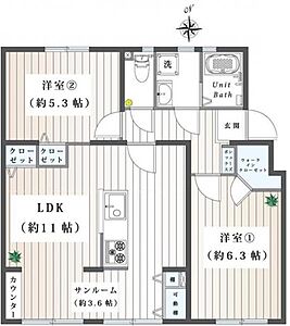 間取り：間取り図