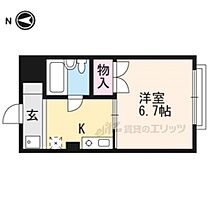 京都府京都市右京区西京極西池田町（賃貸マンション1K・4階・18.00㎡） その2