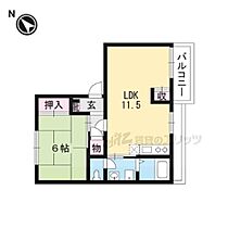 京都府京都市西京区松尾上ノ山町（賃貸アパート1LDK・2階・43.00㎡） その2