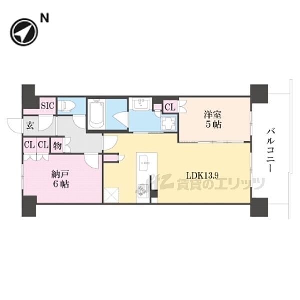 ジェイグラン京都西大路 ｜京都府京都市南区吉祥院中島町15-1(賃貸マンション2LDK・3階・58.30㎡)の写真 その2