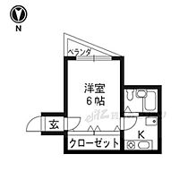 ル・プルミエール桂 403 ｜ 京都府京都市西京区下津林前泓町（賃貸マンション1K・4階・20.00㎡） その2