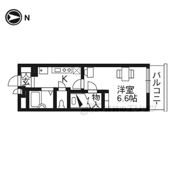 レオパレス前田 204｜京都府長岡京市調子１丁目(賃貸アパート1K・2階・19.87㎡)の写真 その2