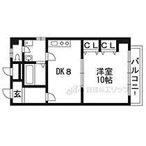 京都府京都市西京区上桂三ノ宮町（賃貸マンション1LDK・3階・45.38㎡） その2