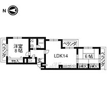 ＯＮマンション 401 ｜ 京都府京都市西京区桂徳大寺北町（賃貸マンション2LDK・4階・58.00㎡） その2