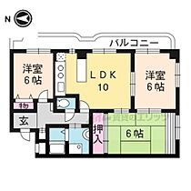 京都府京都市西京区山田弦馳町（賃貸マンション3LDK・2階・65.00㎡） その2