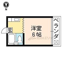 上桂グリーンハイツ J ｜ 京都府京都市西京区上桂東居町（賃貸アパート1K・2階・16.20㎡） その2