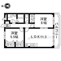 京都府京都市伏見区桃山町丹後（賃貸マンション2LDK・3階・55.84㎡） その2