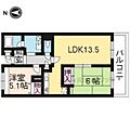 ベルク長岡京2階9.3万円