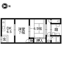 西七条八幡町12貸家