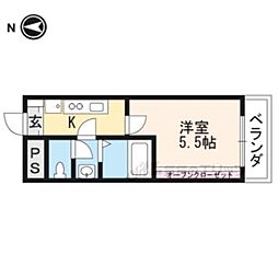 ハイツST 1Kの間取図画像