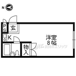 ファーストコート藤森 1Kの間取図画像