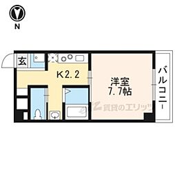 SAIレジデンス 1Kの間取図画像