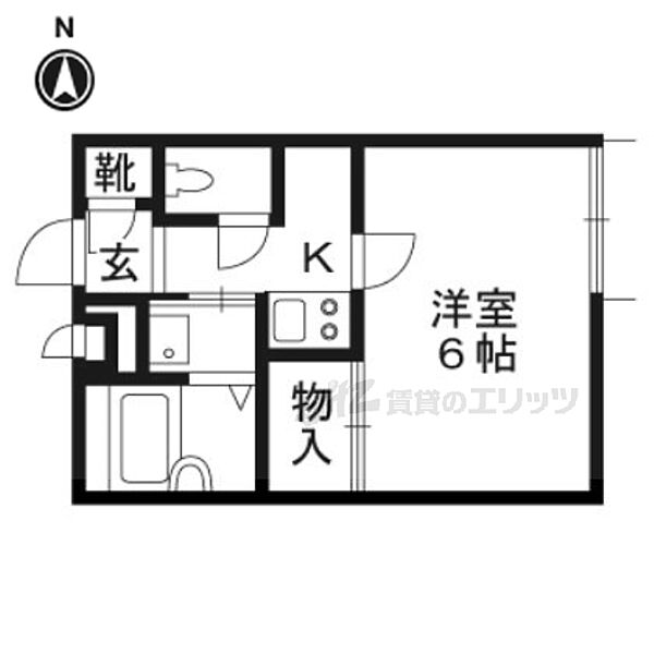 京都府京都市南区東九条柳下町(賃貸アパート1K・2階・19.87㎡)の写真 その2