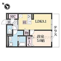 京都府京都市伏見区醍醐槇ノ内町（賃貸アパート1LDK・1階・40.08㎡） その2